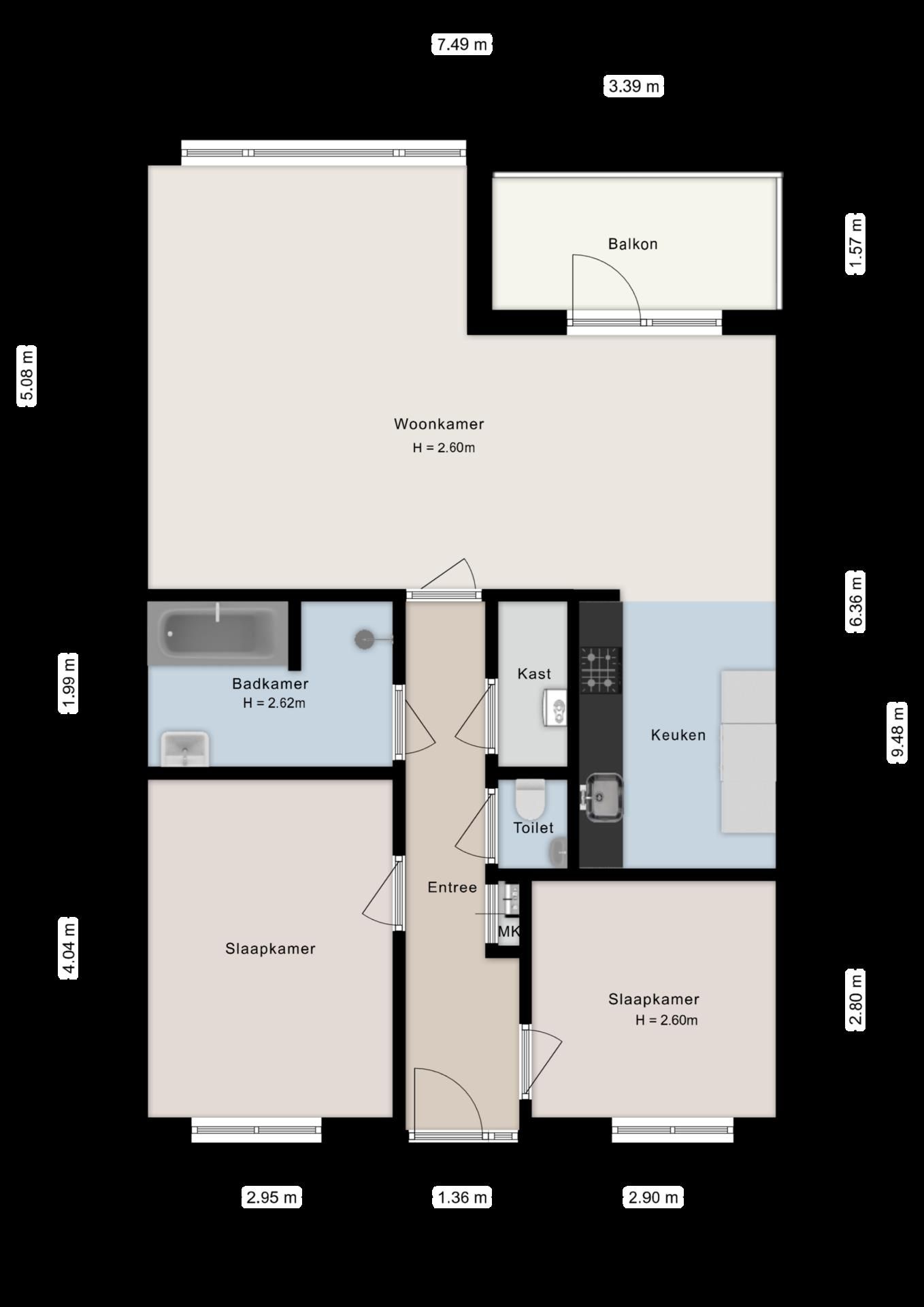 Penthouse with Private Parking and Terrace in Deventer City Center — 35