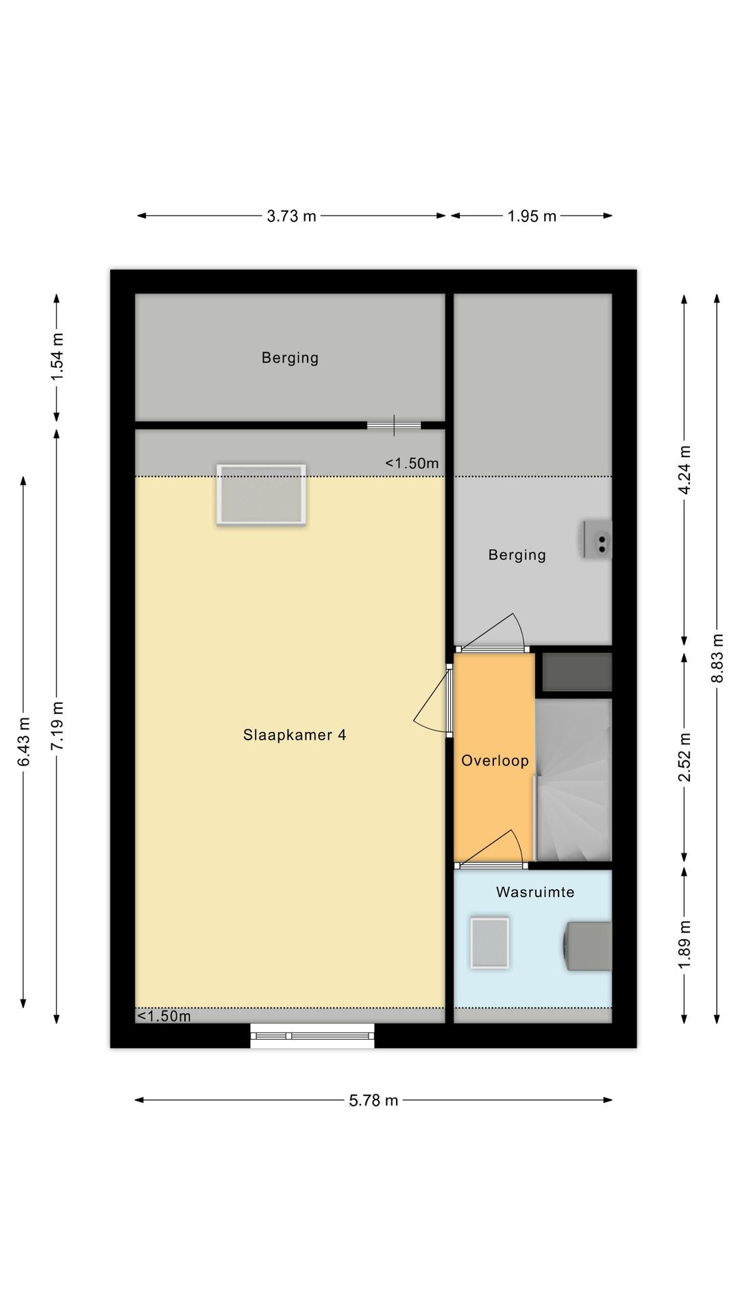 Spacious semi-detached home with deep water-side garden and private dock — 37