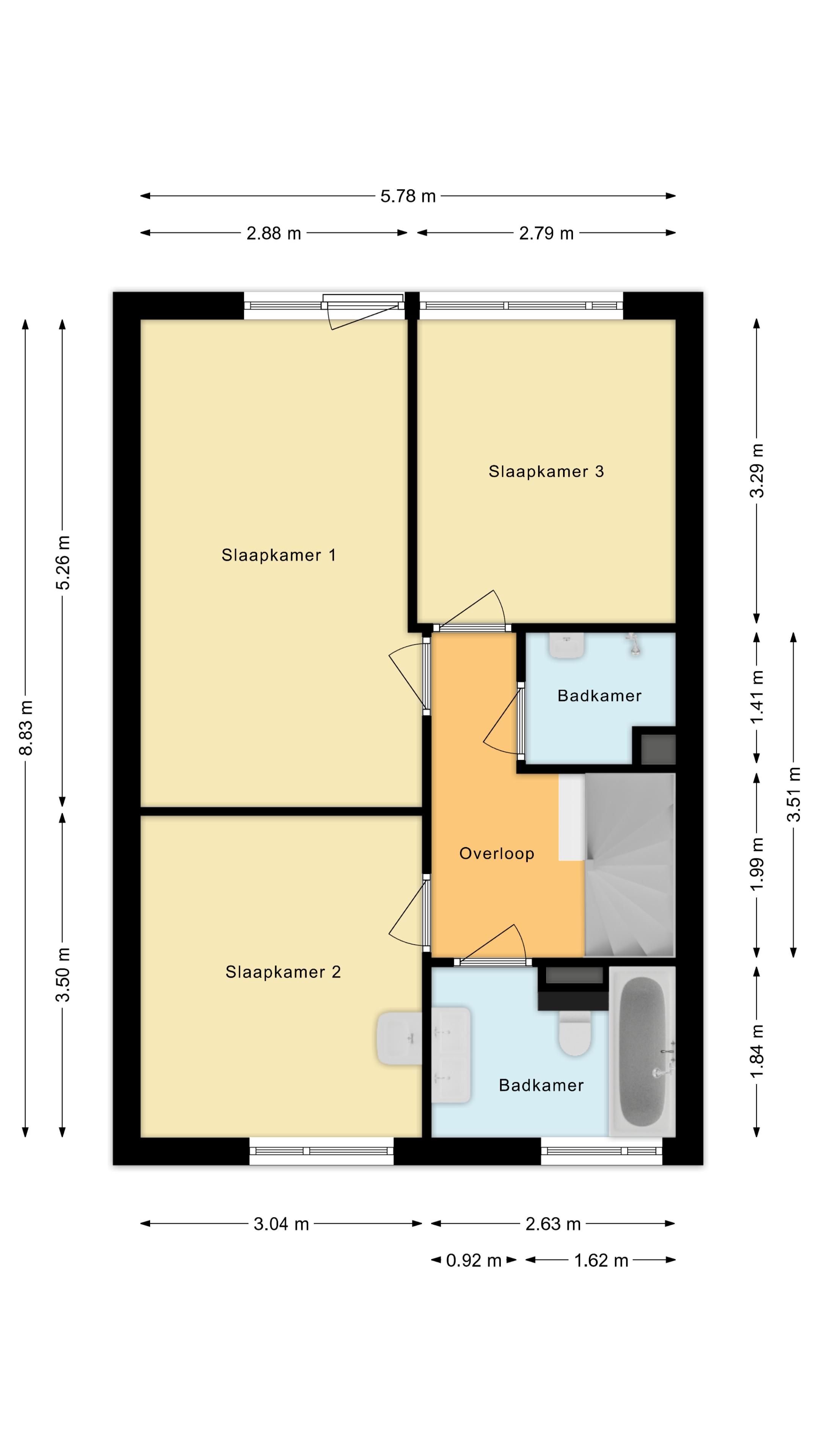 Spacious semi-detached home with deep water-side garden and private dock — 36