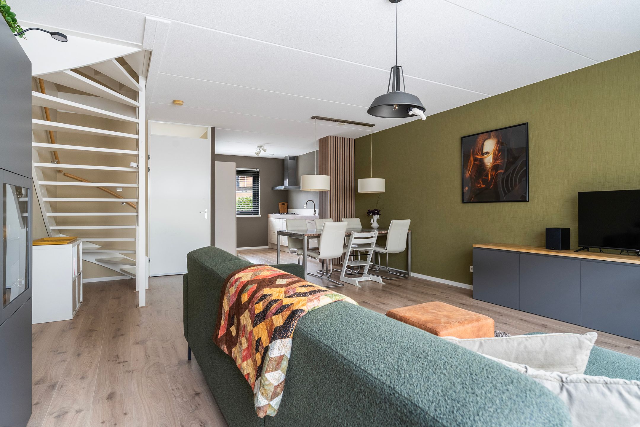 Modern terraced home with private dock on open waterway — 21