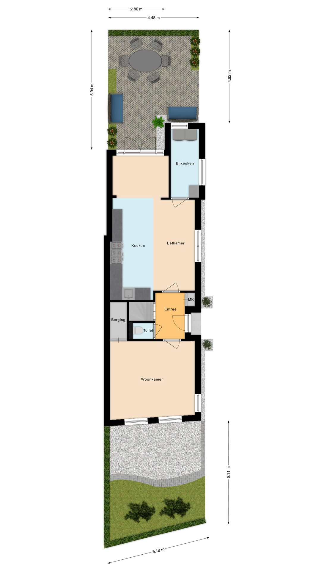 Turnkey Character Home with Sunny South-Facing Garden in Leiden — 31