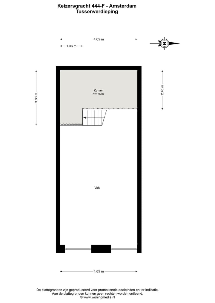 Appartement te koop: Keizersgracht 444F, Amsterdam
