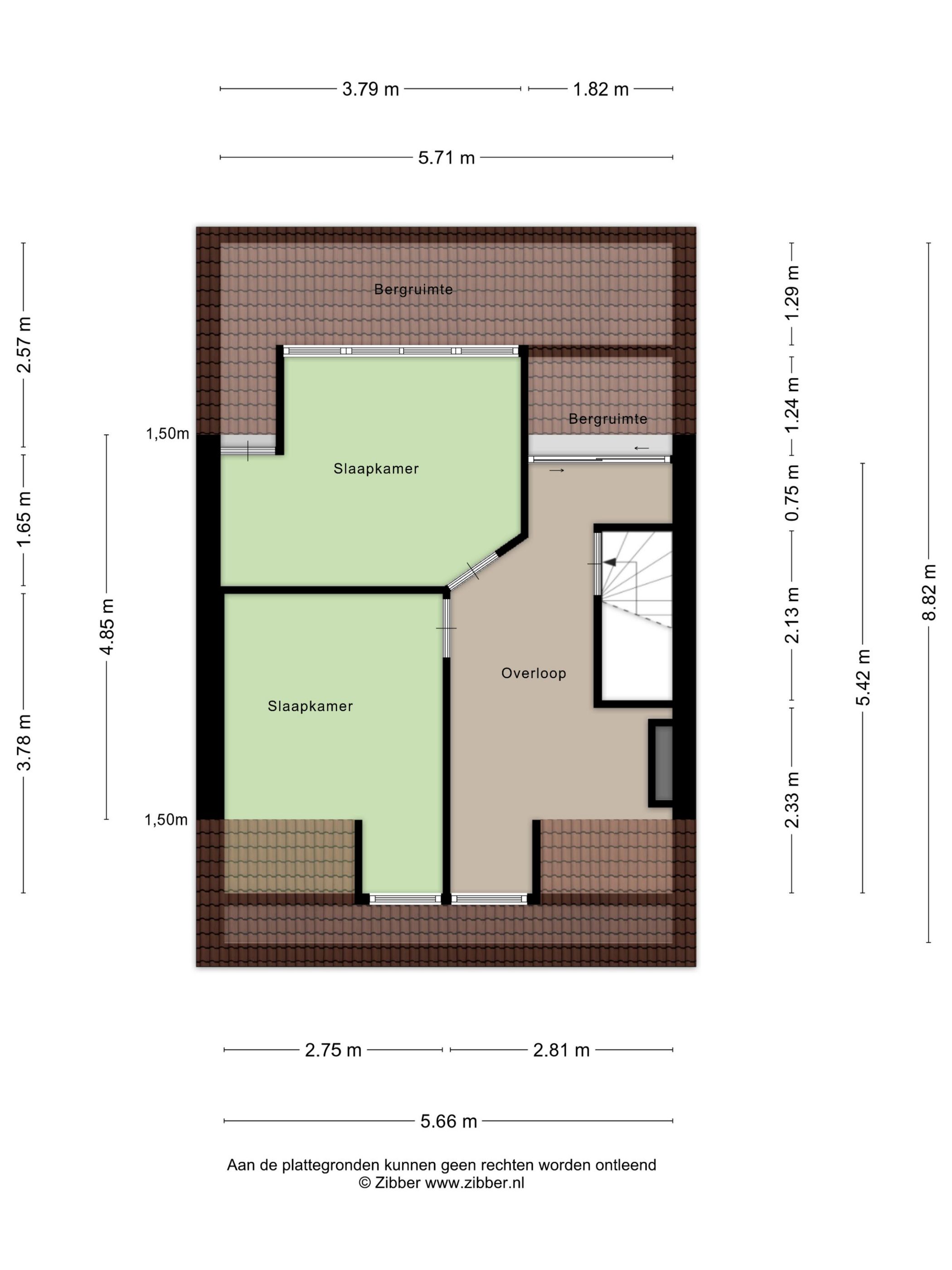 Spacious 4-room apartment with sunny southwest balcony in Schiedam — 36