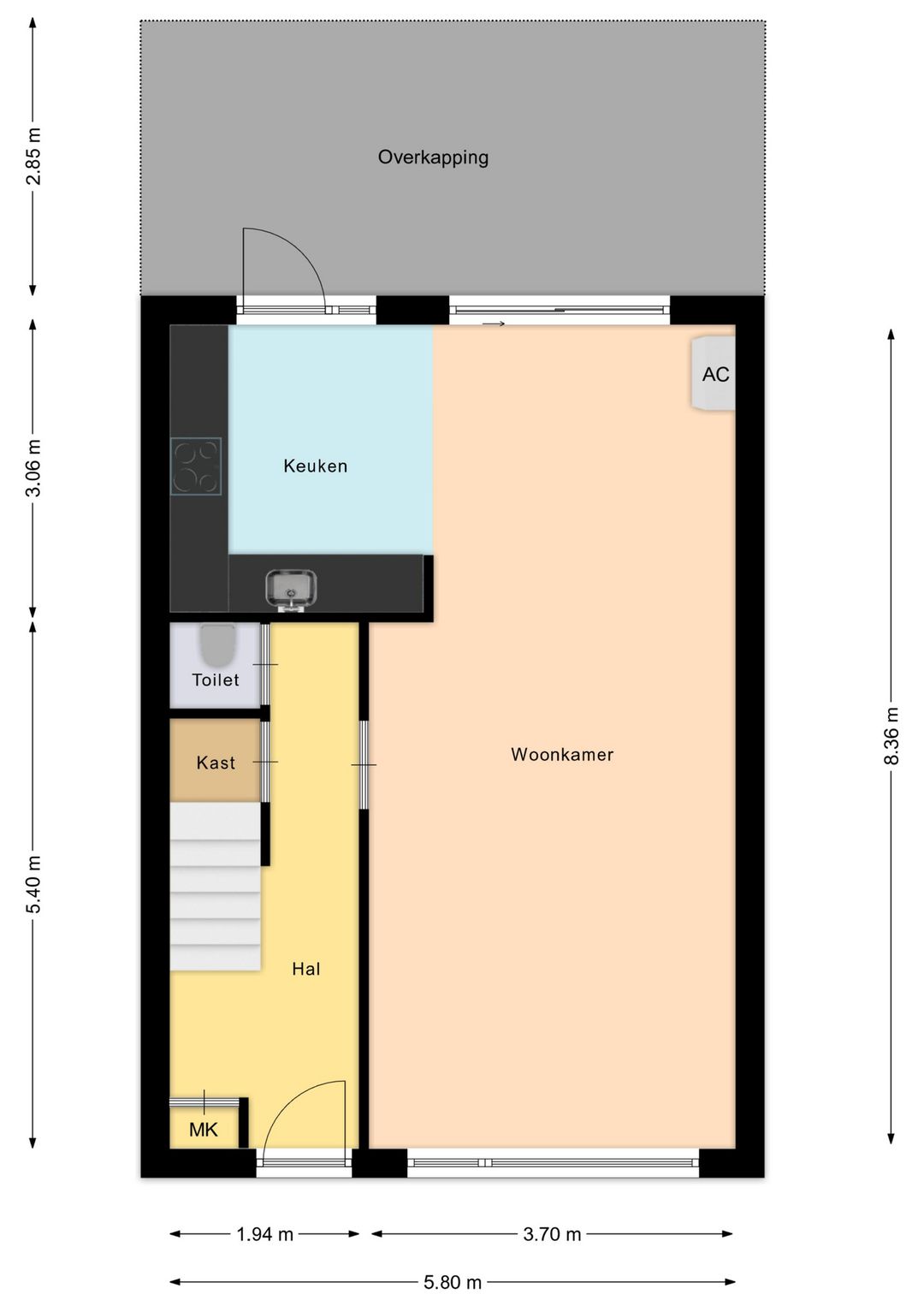 Well-Maintained Terraced Home with Solar Panels and Air Conditioning in Daalhof — 22