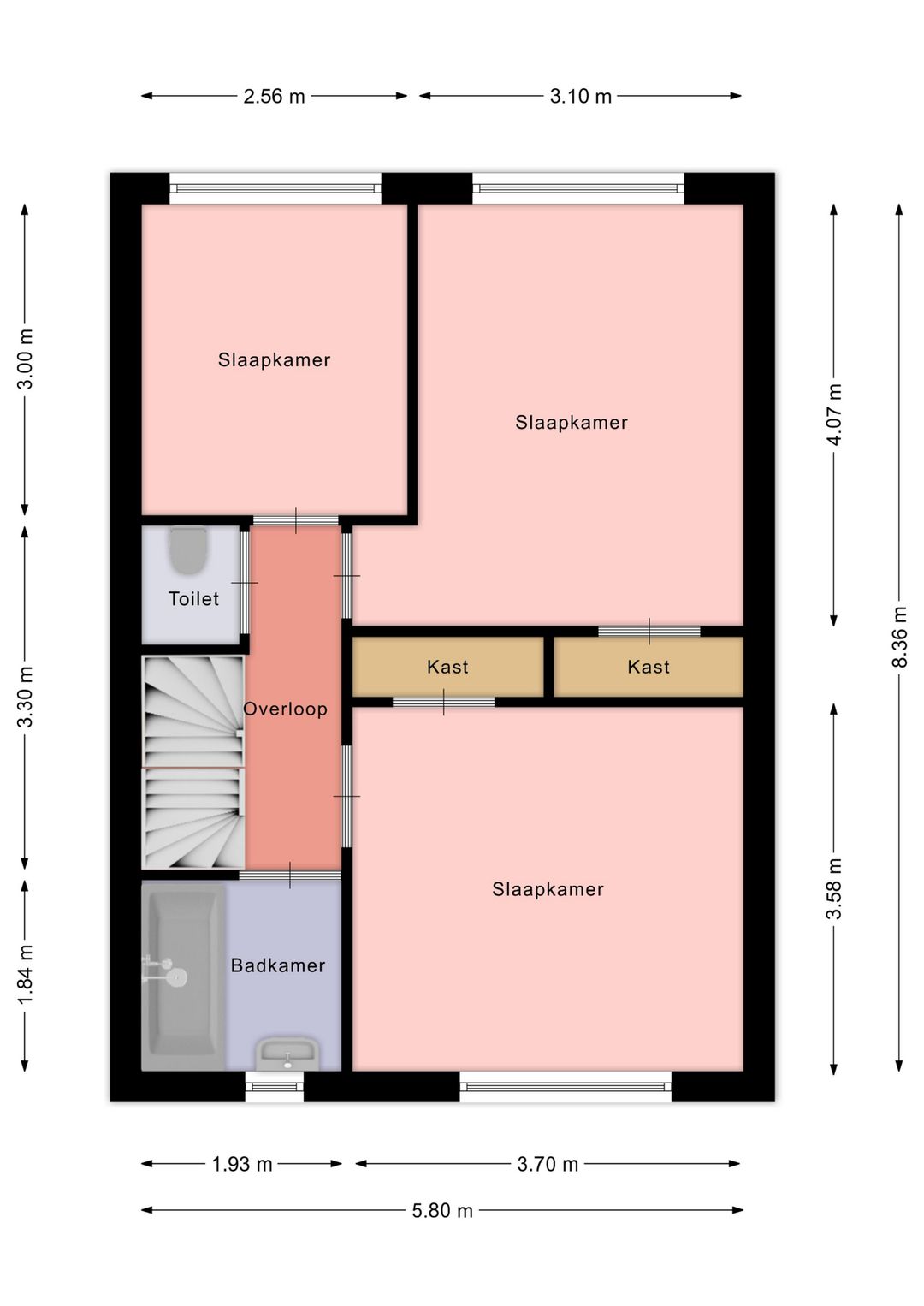 Well-Maintained Terraced Home with Solar Panels and Air Conditioning in Daalhof — 23