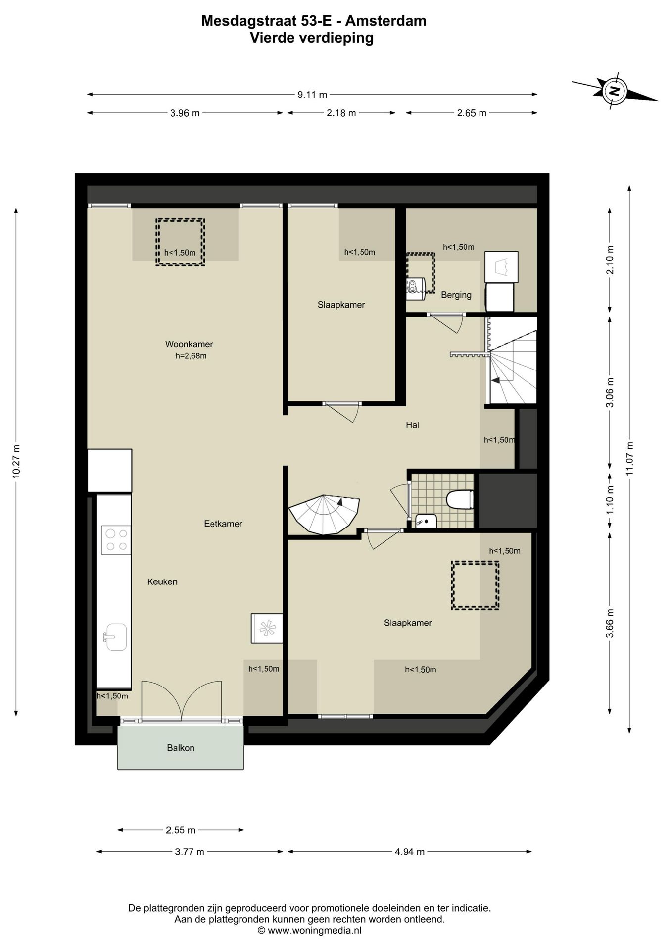 Foto 42 van Mesdagstraat 53-E