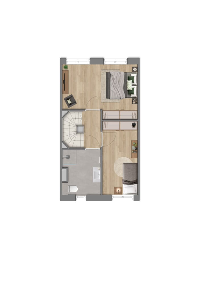 Foto 3 van Het Korianderkwartier - Tussenwoningen (Bouwnr. 24)