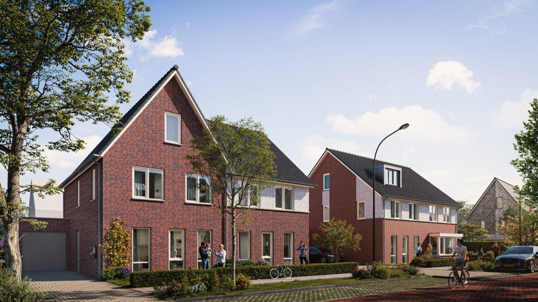 Foto 1 van Het Korianderkwartier - Twee-onder-een-kapw (Bouwnr. 35)