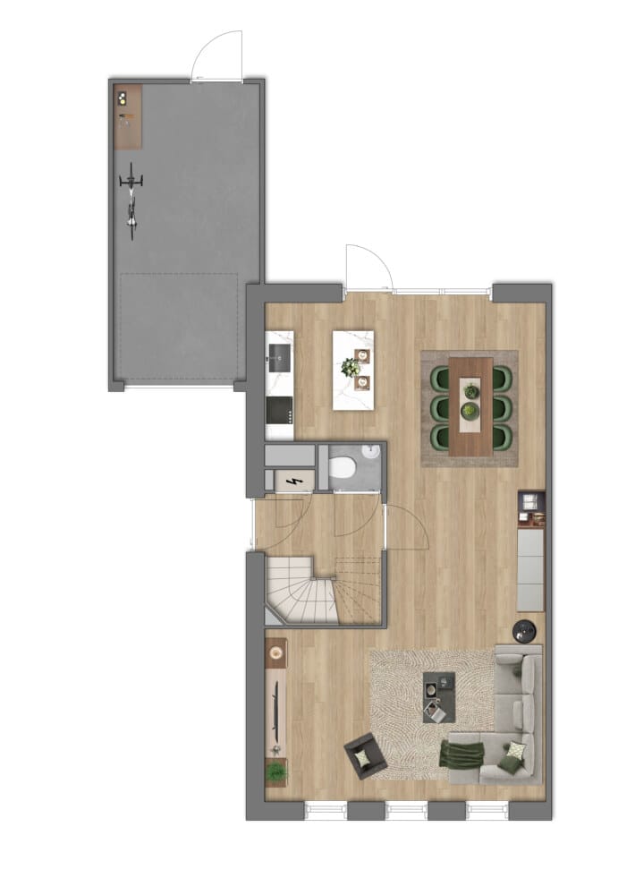 Foto 3 van Het Korianderkwartier - Twee-onder-een-kapw (Bouwnr. 35)
