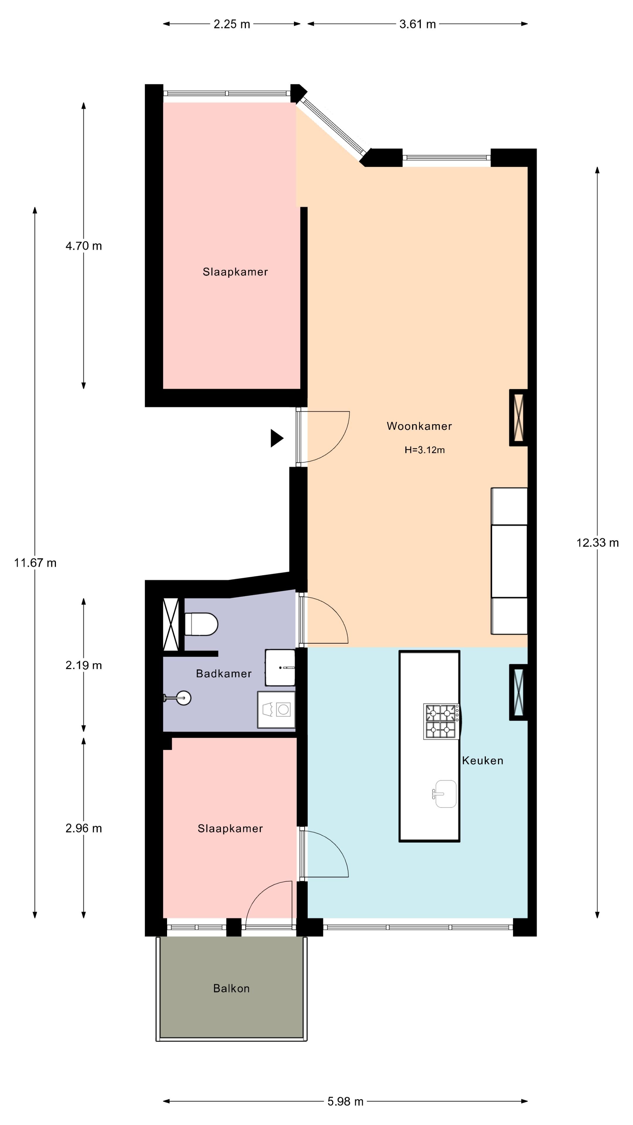 Charming Renovated Apartment in Sought-After Regentessekwartier — 36