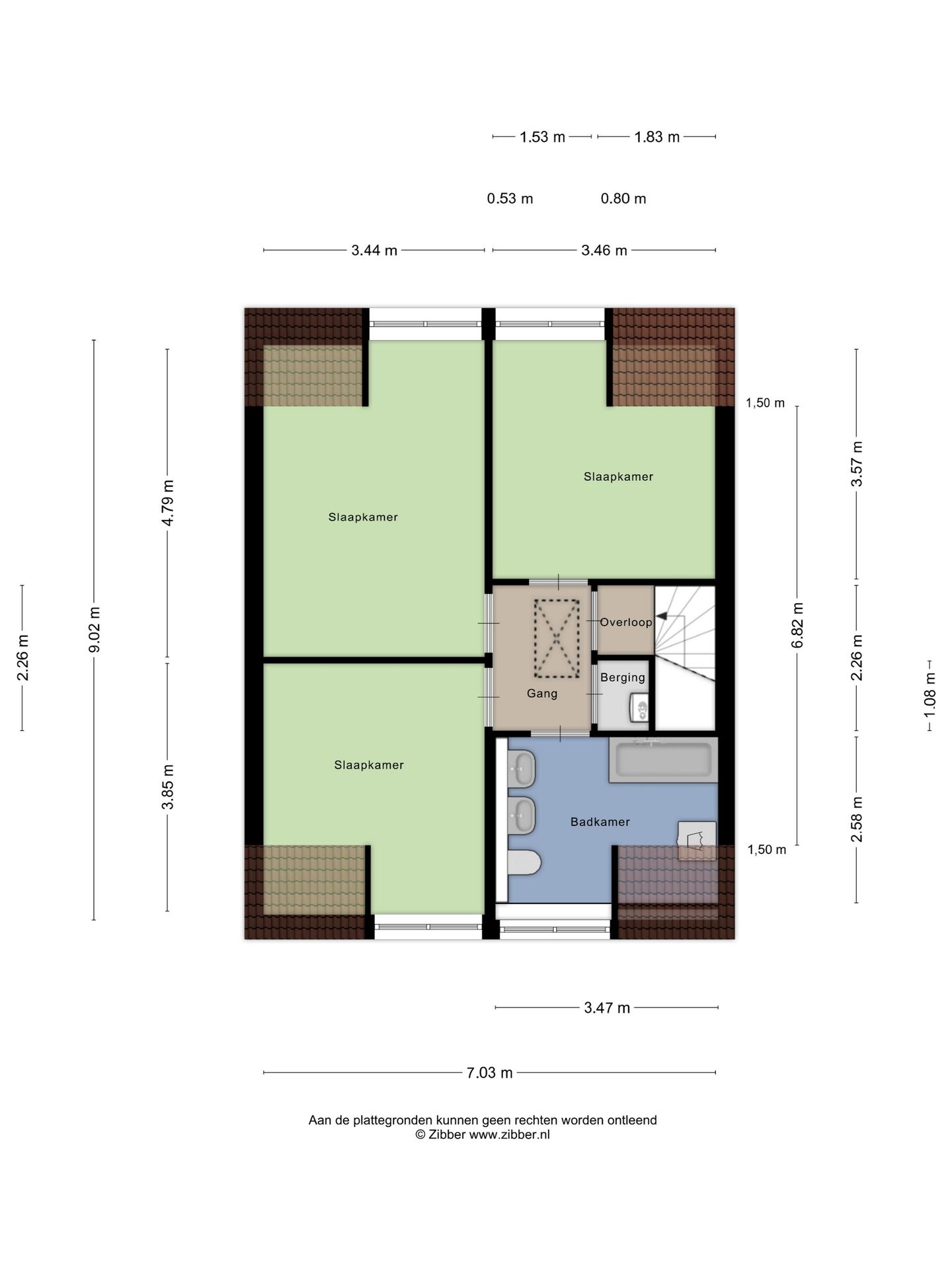 Spacious Maisonnette in Quiet Courtyard with Private Parking — 35