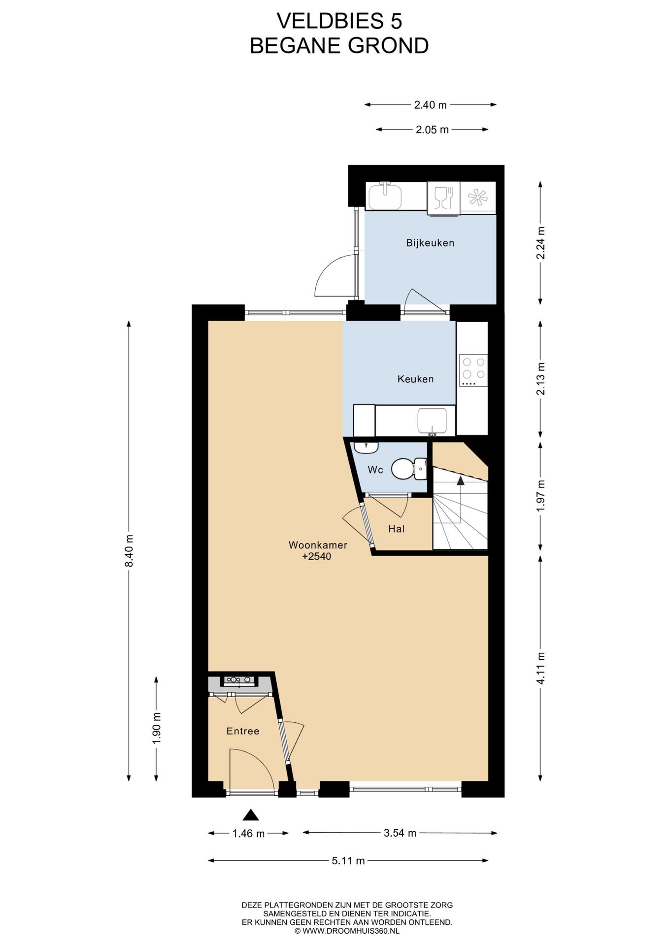 Spacious terraced home with sunny west-facing garden in quiet Abbekerk — 42
