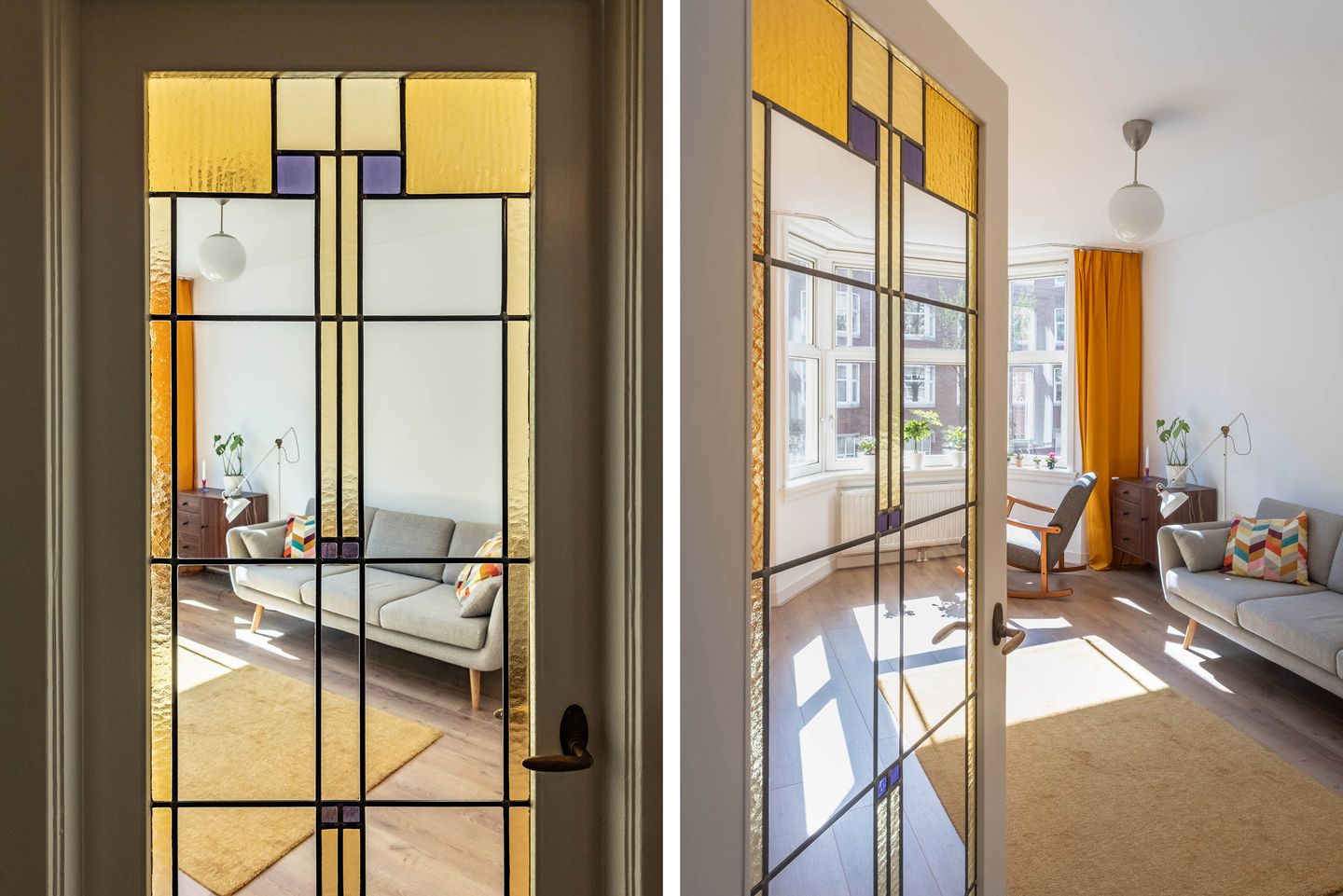 Spacious 3-room apartment in 1930s building with west-facing balcony — 14