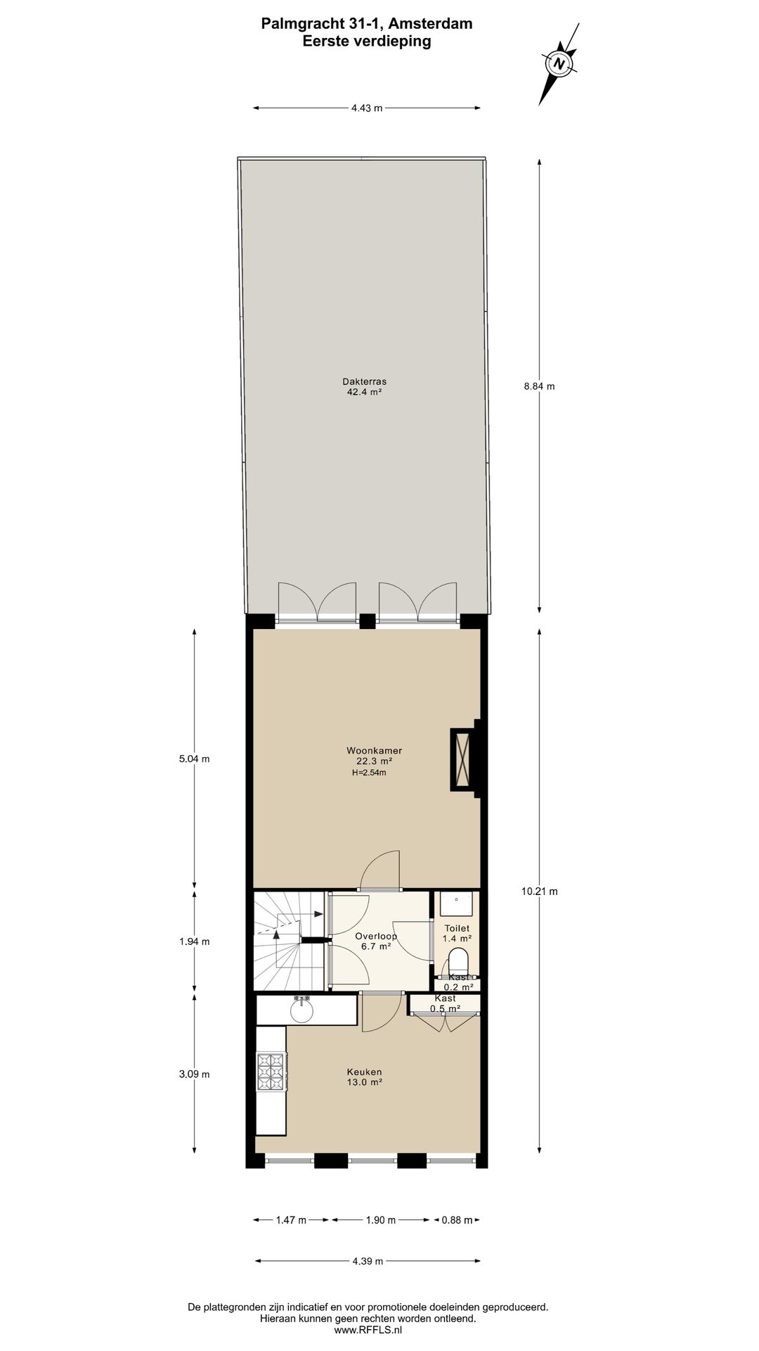 Charming Upper House with Large Terrace in Jordaan — 41