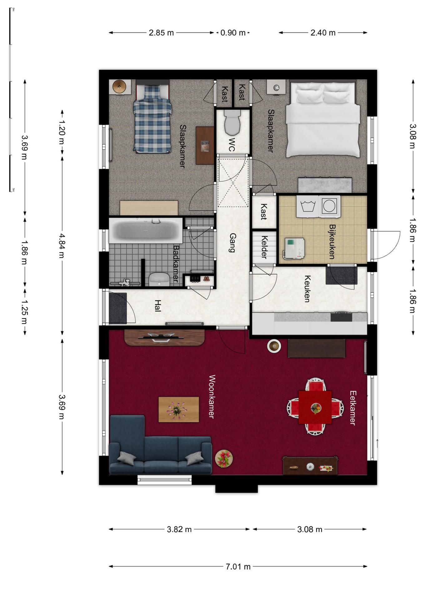 Detached single-level living in quiet green location with expansion potential — 40