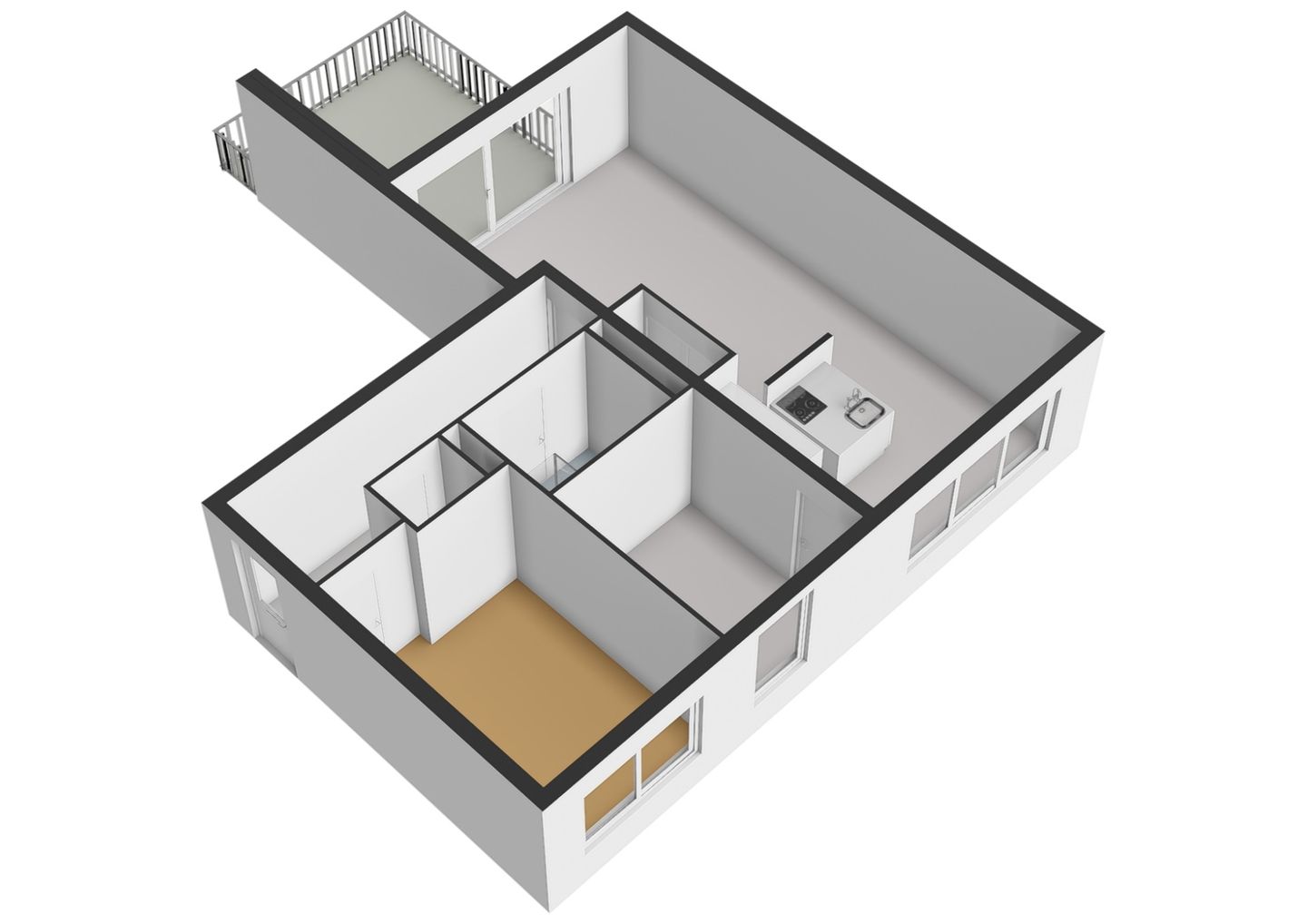 Move-in ready 3-room apartment with large southwest terrace on Steigereiland — 29