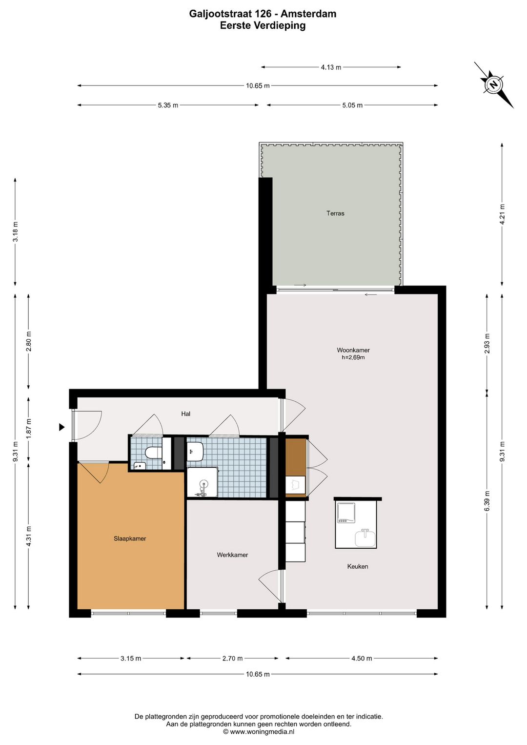 Move-in ready 3-room apartment with large southwest terrace on Steigereiland — 28
