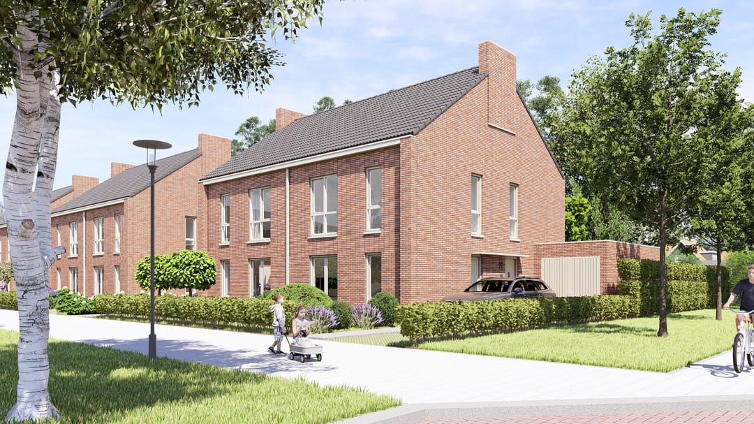 Foto 1 van Twee-onder-een-kapwoningen (Bouwnr. 2)
