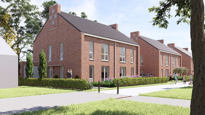 Foto 2 van Twee-onder-een-kapwoningen (Bouwnr. 5)
