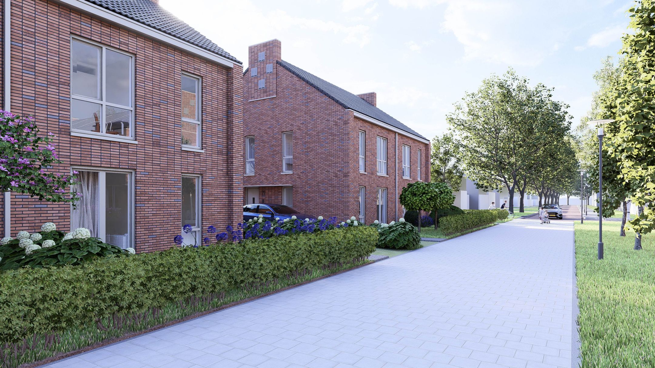 Foto 3 van Twee-onder-een-kapwoningen (Bouwnr. 2)