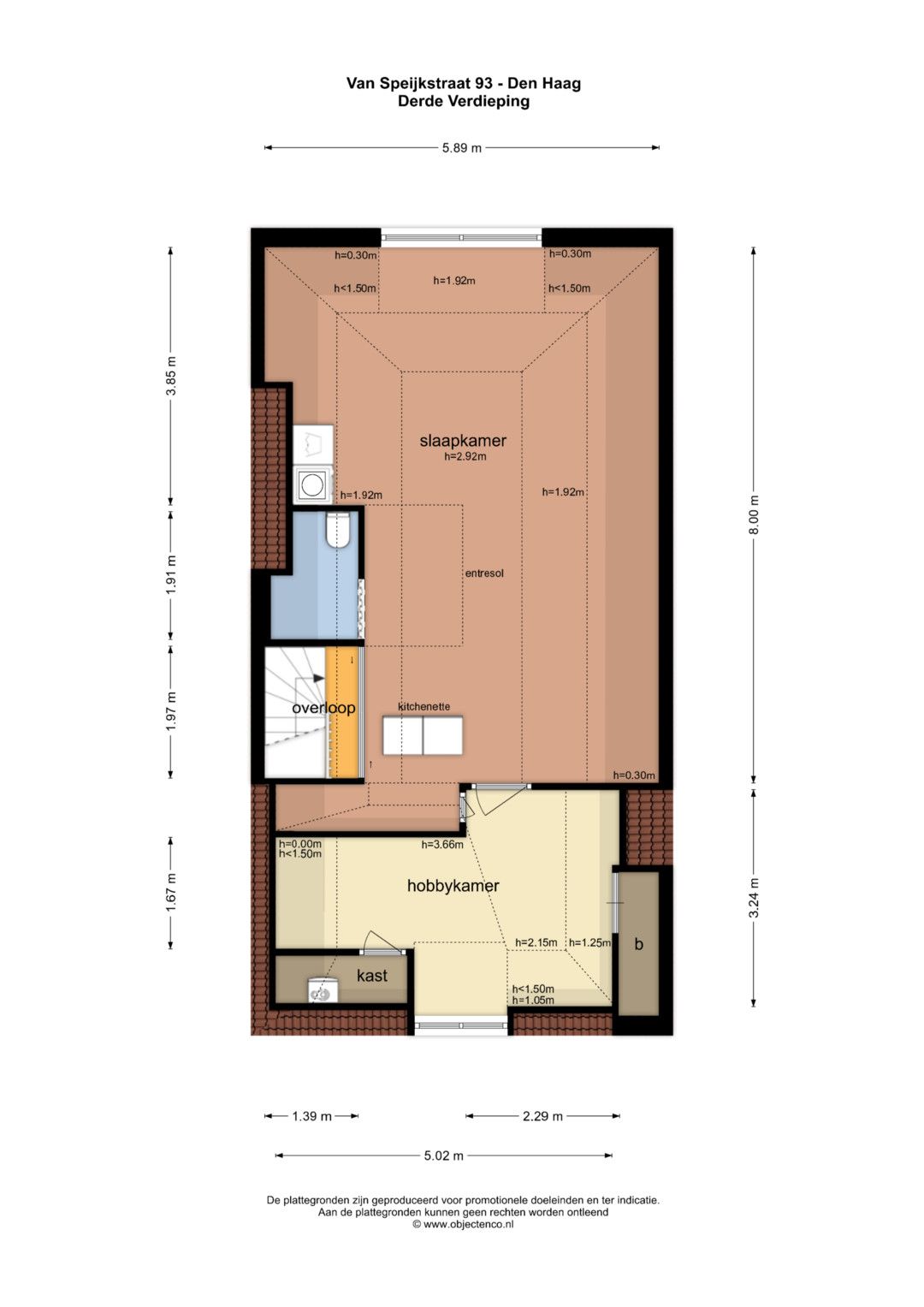 Spacious Double Upper Apartment with Balcony in Zeeheldenkwartier — 50