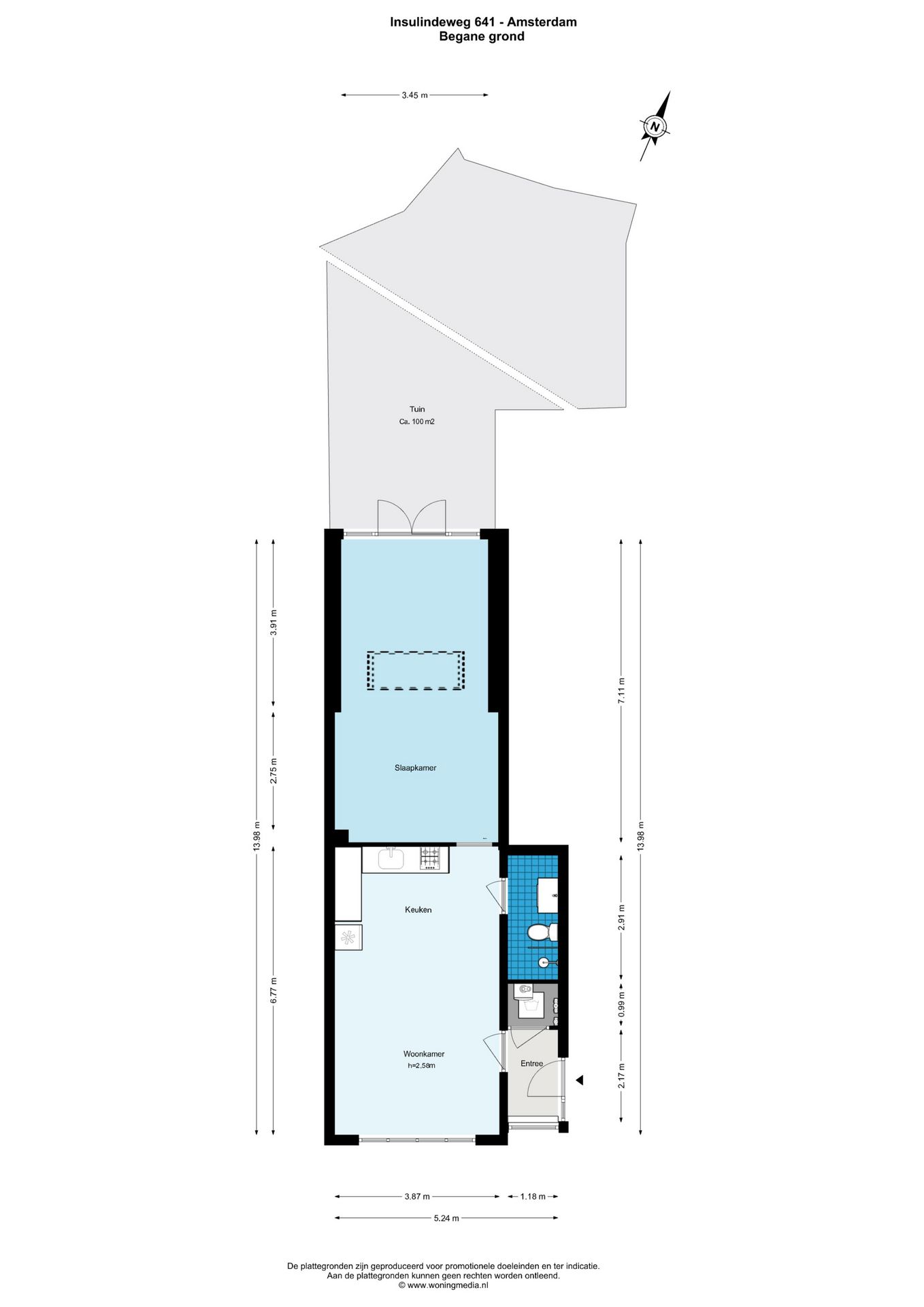 Ground Floor Apartment with Large Private Garden in Amsterdam-Oost — 22