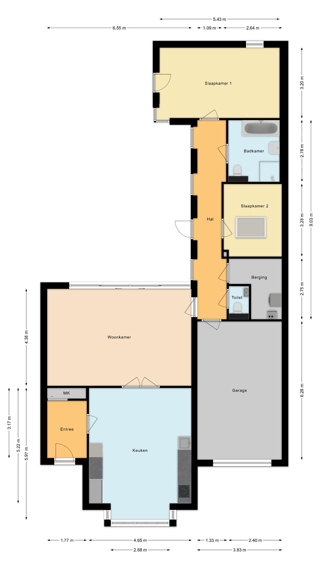 Luxurious Ground-Floor Bungalow with Heated Garage and Patio Garden — 41