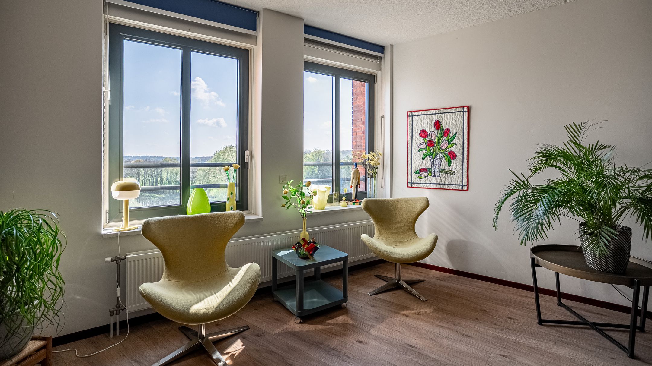 Spacious apartment with panoramic green views in De Bascule complex — 12