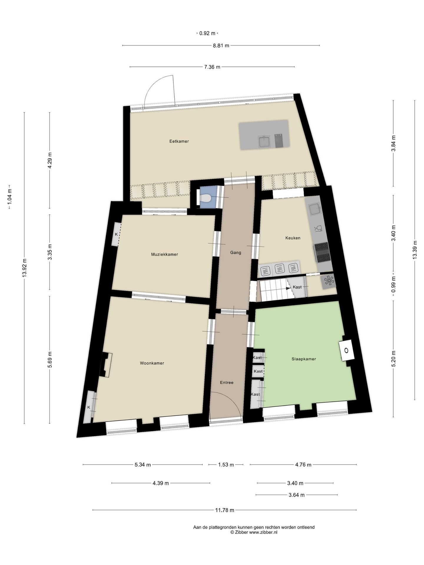 Monumental Townhouse with City Garden and Garage in Historic Doesburg Center — 70