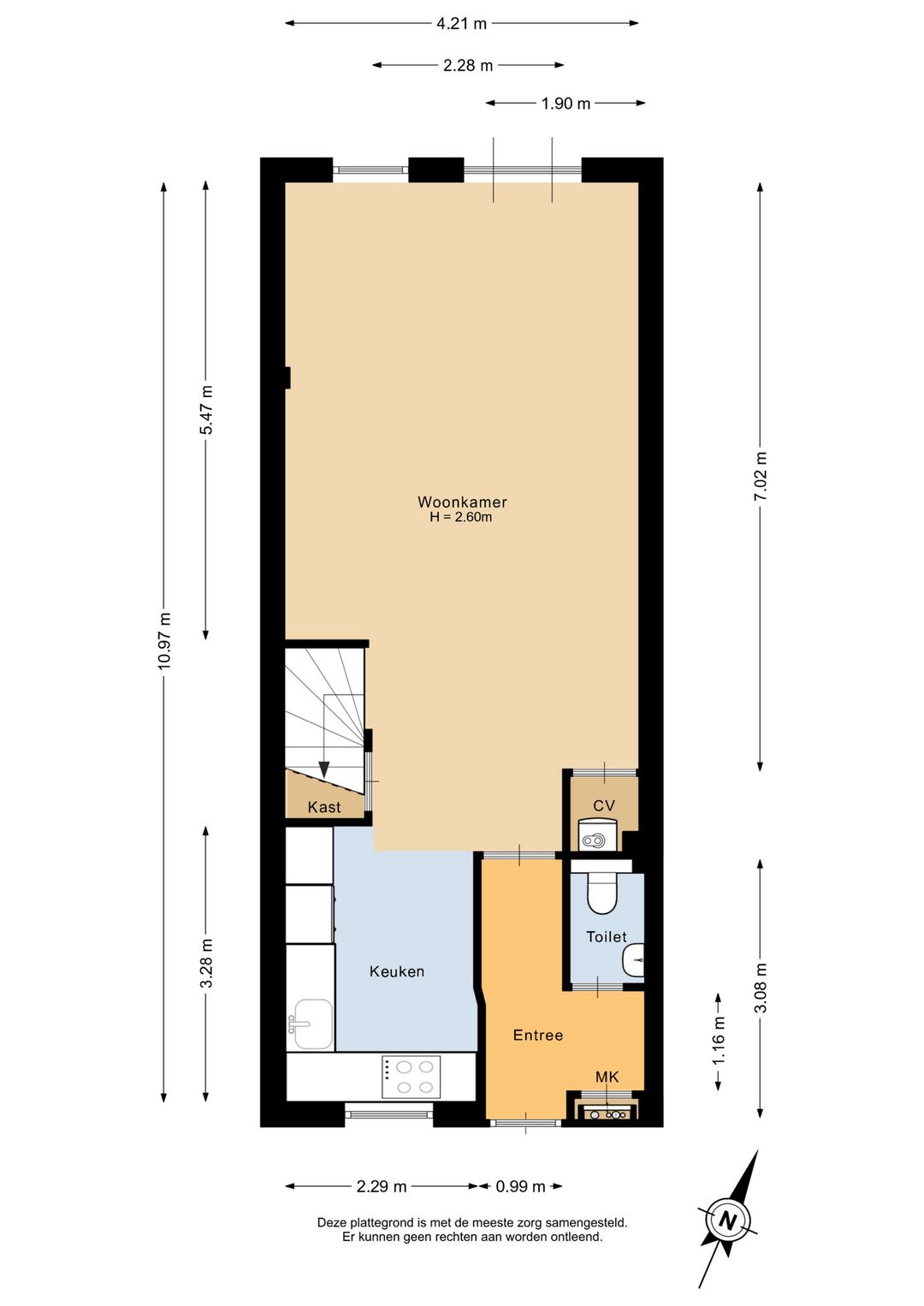 Turn-key fully renovated corner house with energy label A in Zaandam center — 17