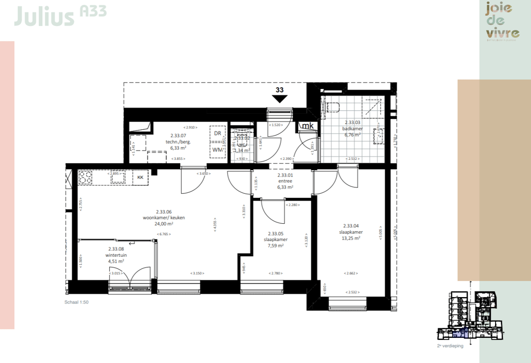Photo 2 of Joie de Vivre | appartement | Julius (Bouwnr. 33)