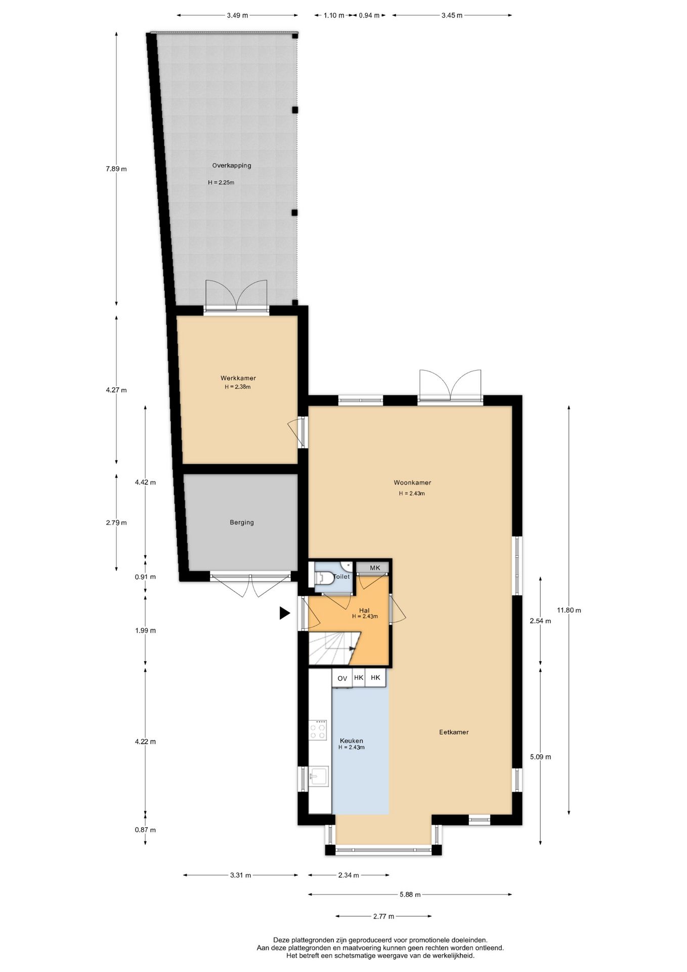 Spacious Semi-Detached Townhouse with Six Bedrooms and Sunny South-Facing Garden — 51