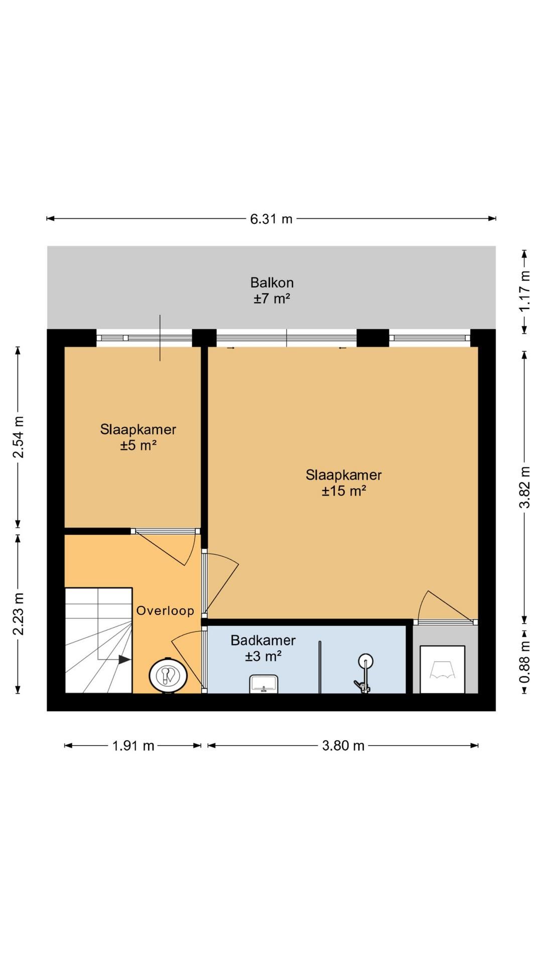 Spacious Double Upper House with Four Bedrooms and Two Balconies in Rotterdam — 14