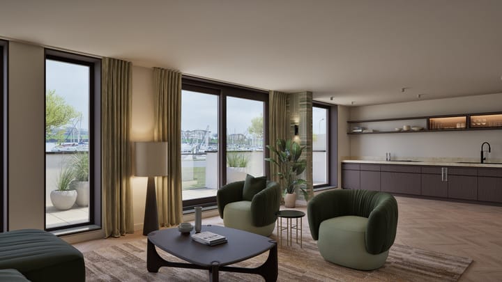 Foto 5 van penthouse (jachthaven) (Bouwnr. 32)