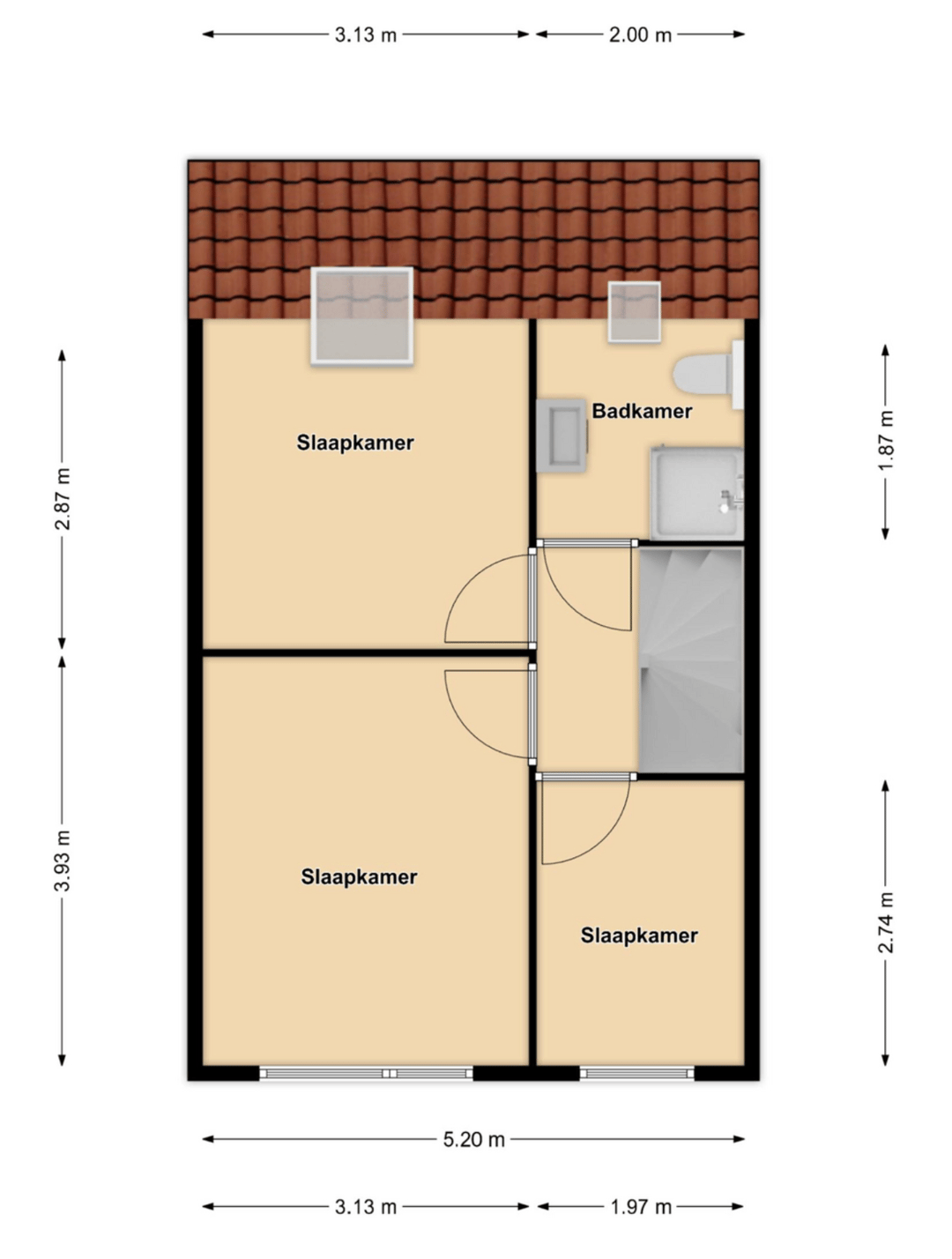 Move-in ready family home with four bedrooms in popular Zwijndrecht neighborhood — 46