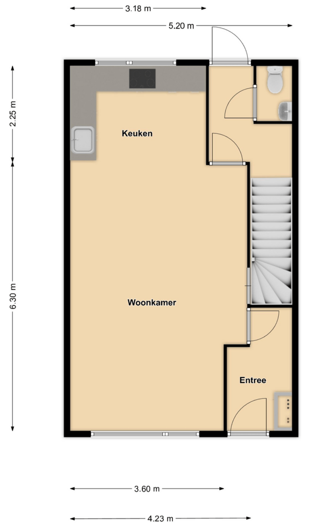 Move-in ready family home with four bedrooms in popular Zwijndrecht neighborhood — 45