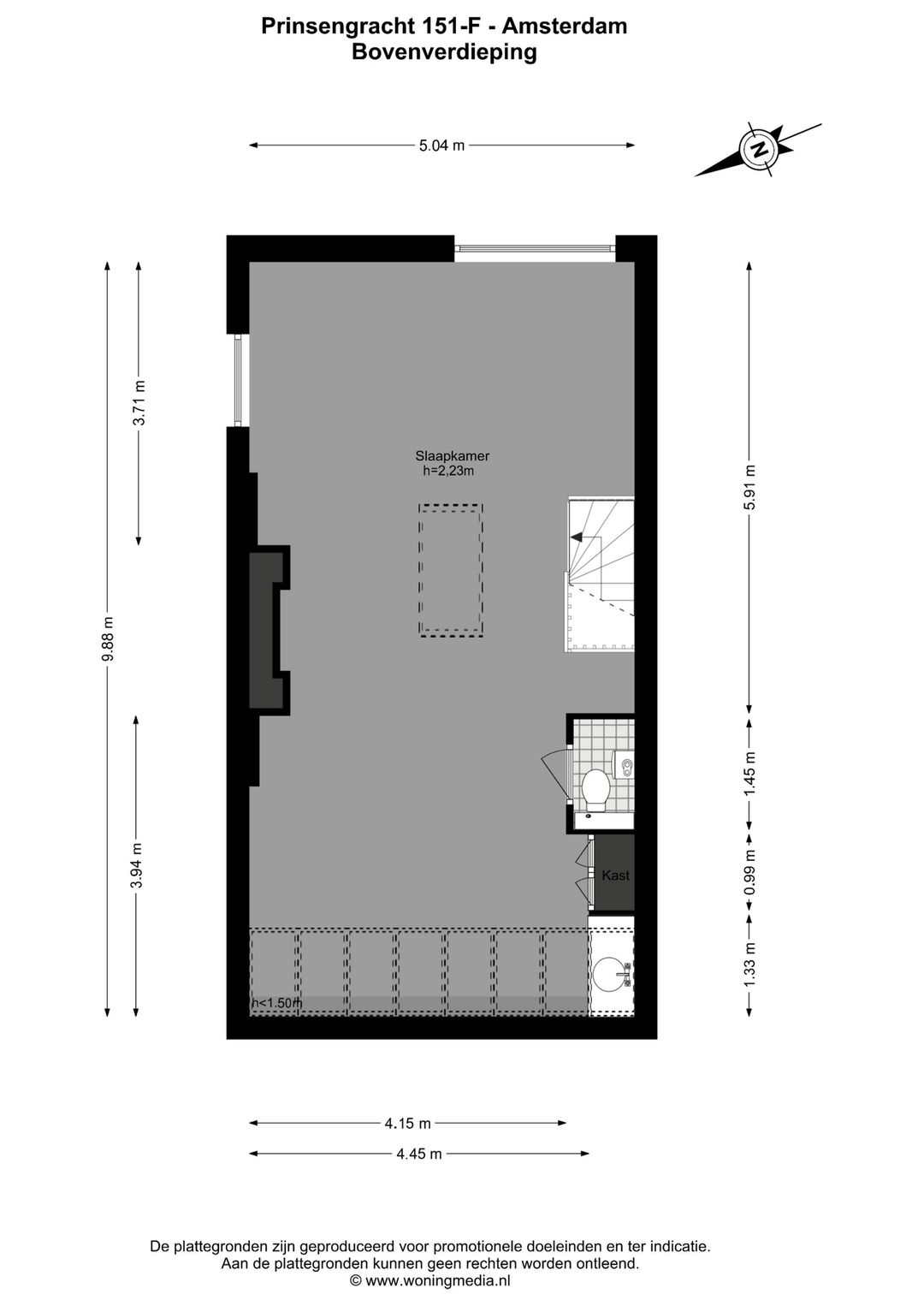 Foto 28 van Prinsengracht 151-F