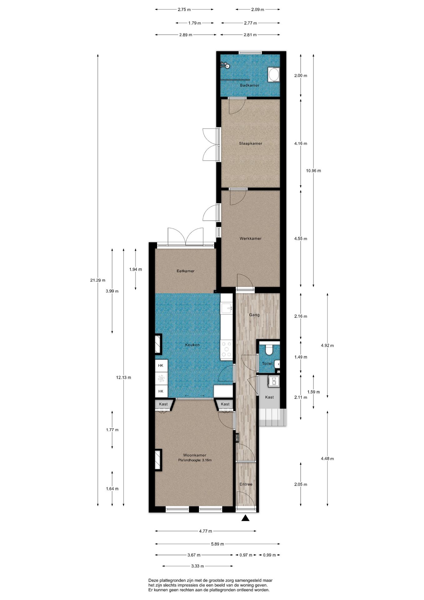 Renovated Ground-Floor Apartment with Garden in Statenkwartier — 34