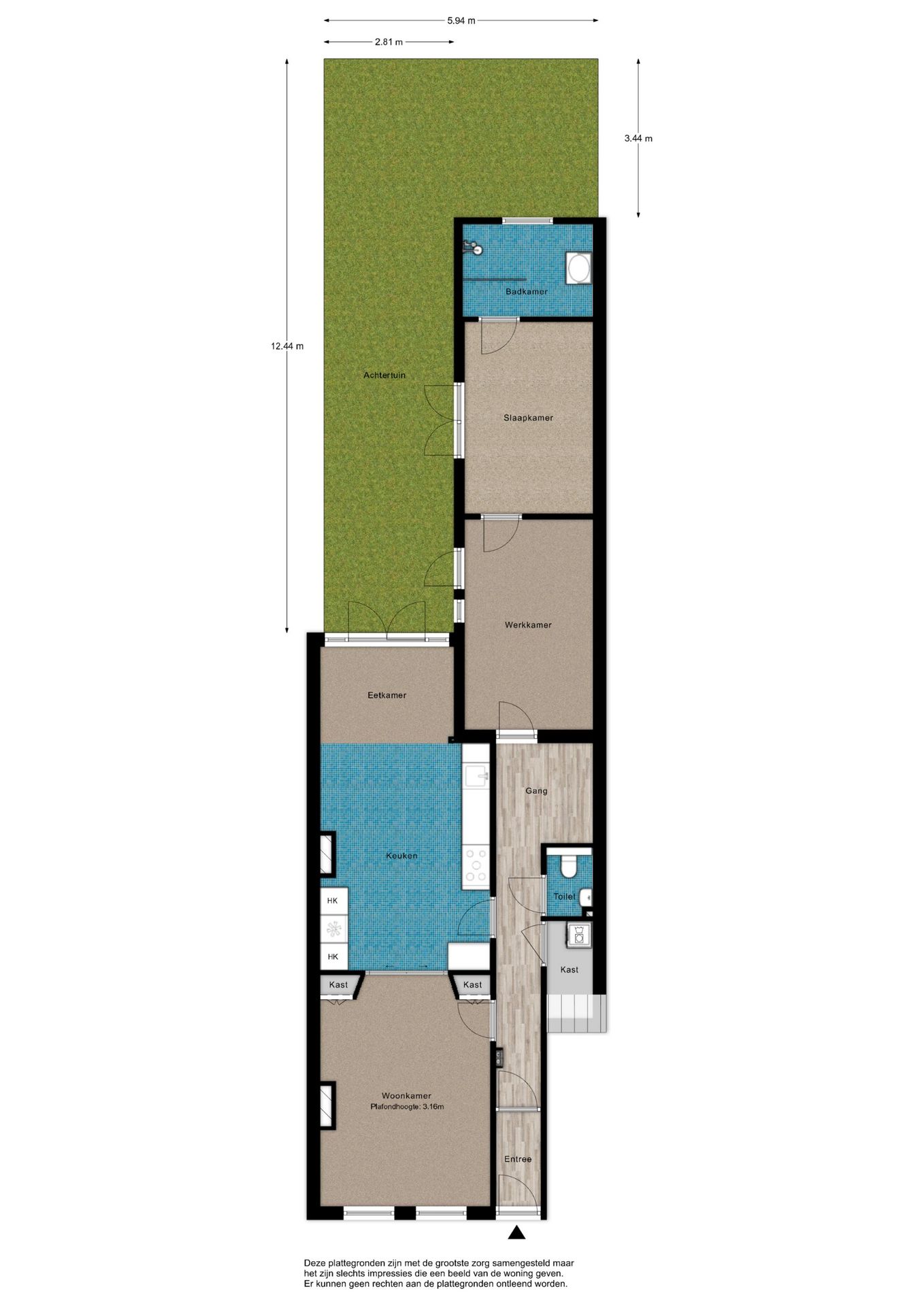 Renovated Ground-Floor Apartment with Garden in Statenkwartier — 35