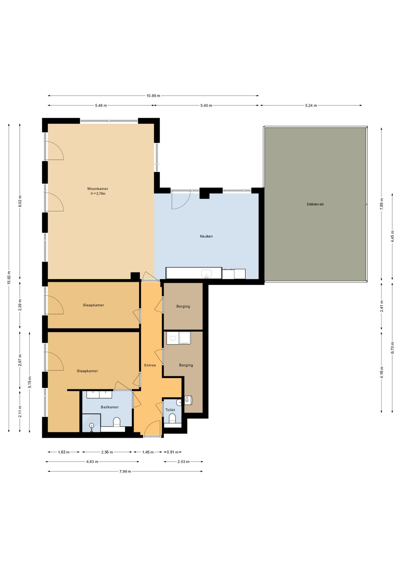 Exclusive City Apartment with Panoramic Views and Spacious Rooftop Terrace — 39