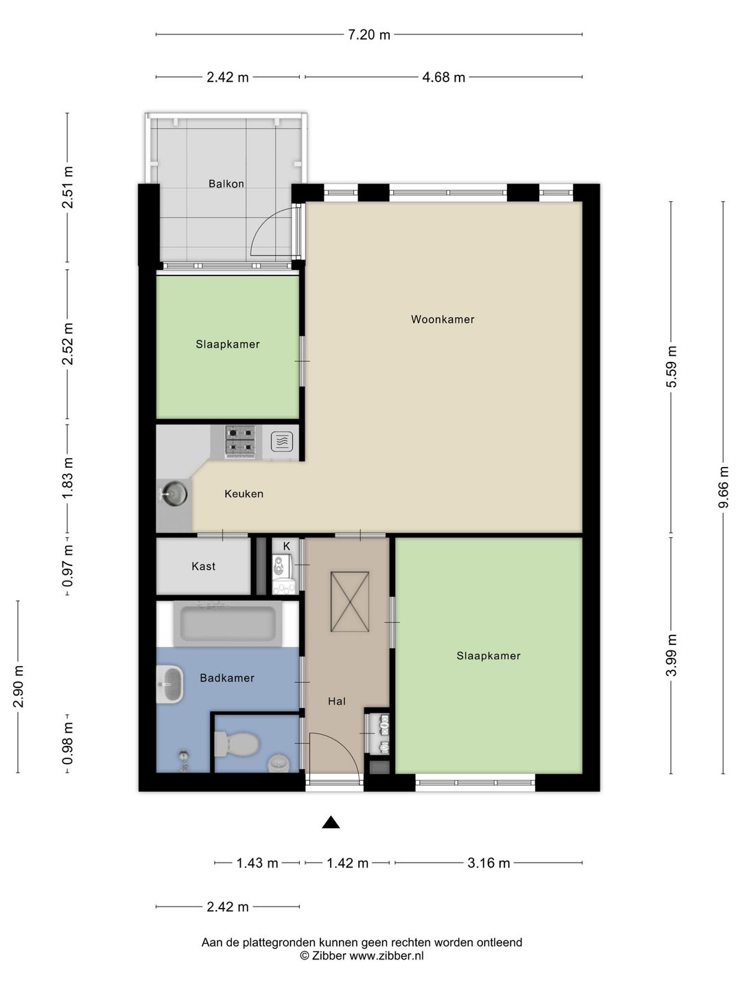 Apartment with balcony and parking in village center — 37
