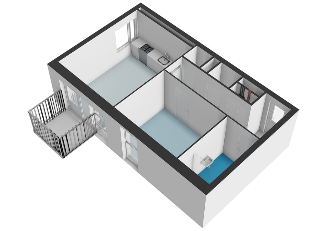 Stylish corner apartment with private parking in Amsterdam North — 26