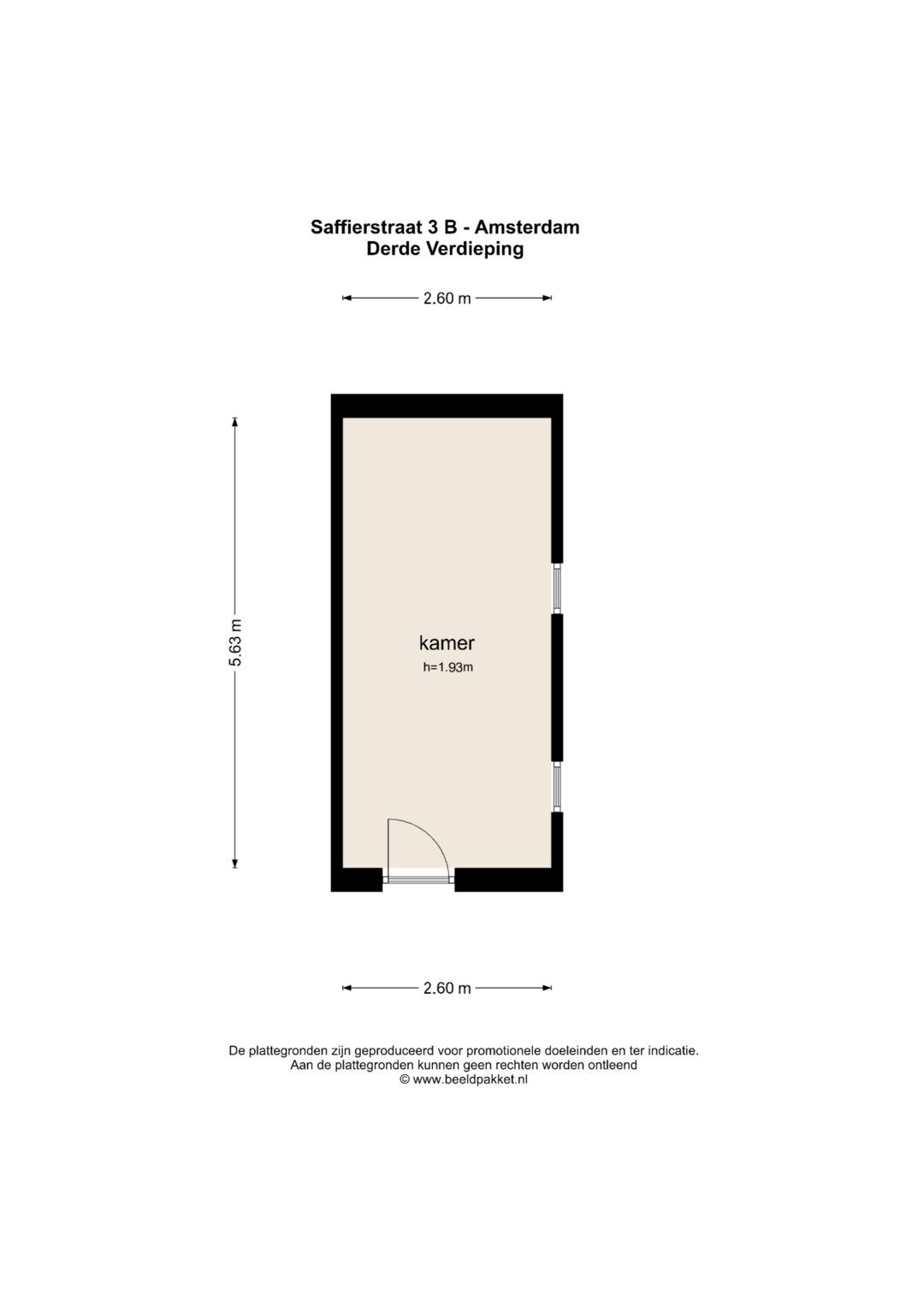 Foto 42 van Saffierstraat 3-B