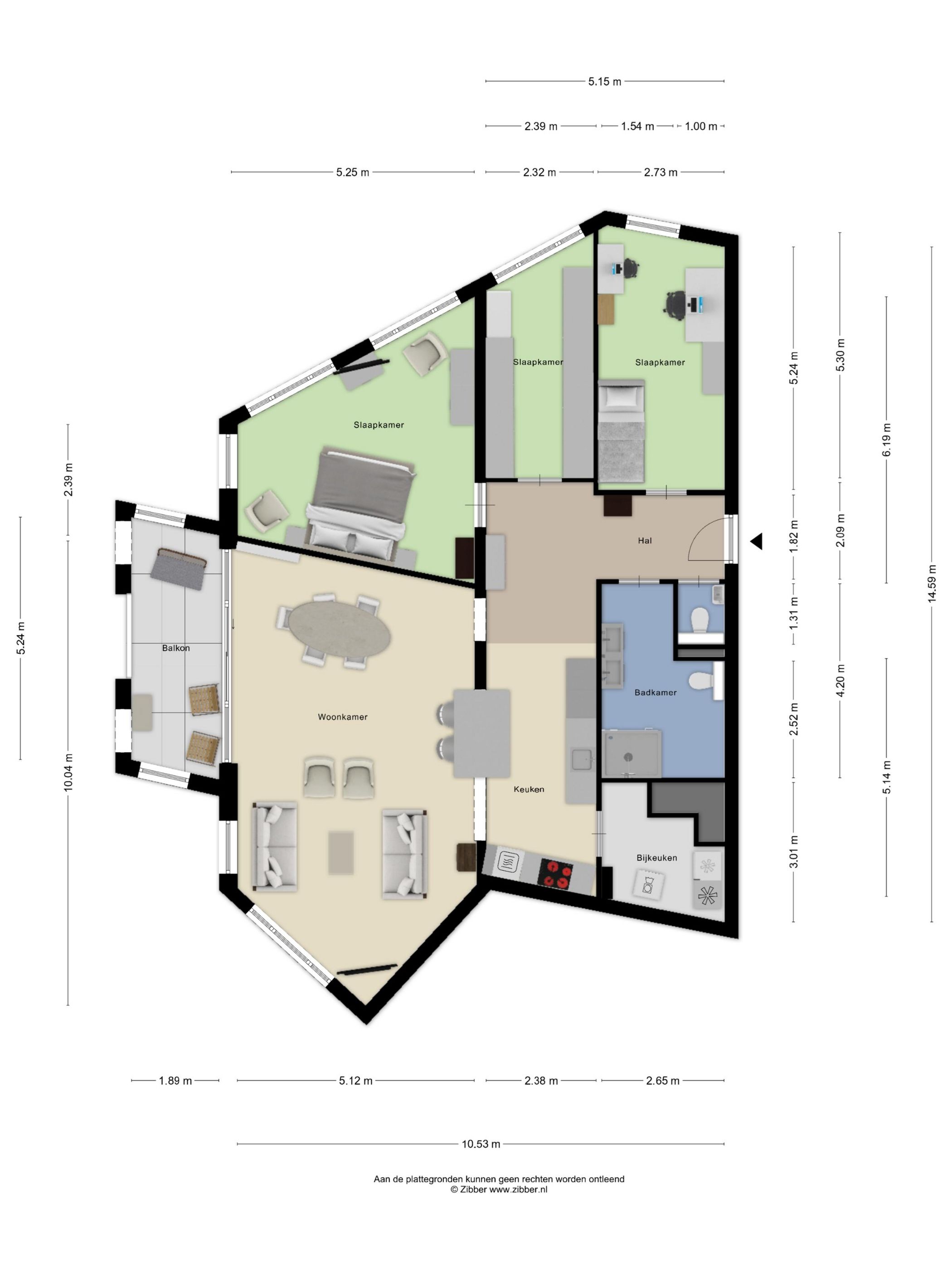 Luxurious Apartment with Panoramic Golf Course Views in Iconic Slot-Haverleij — 51