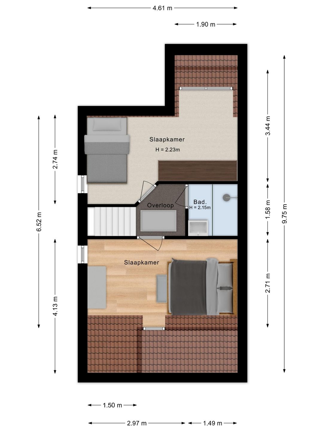 Spacious Extended Semi-Detached Home with Energy Label A and Multifunctional Ground Floor Room — 41
