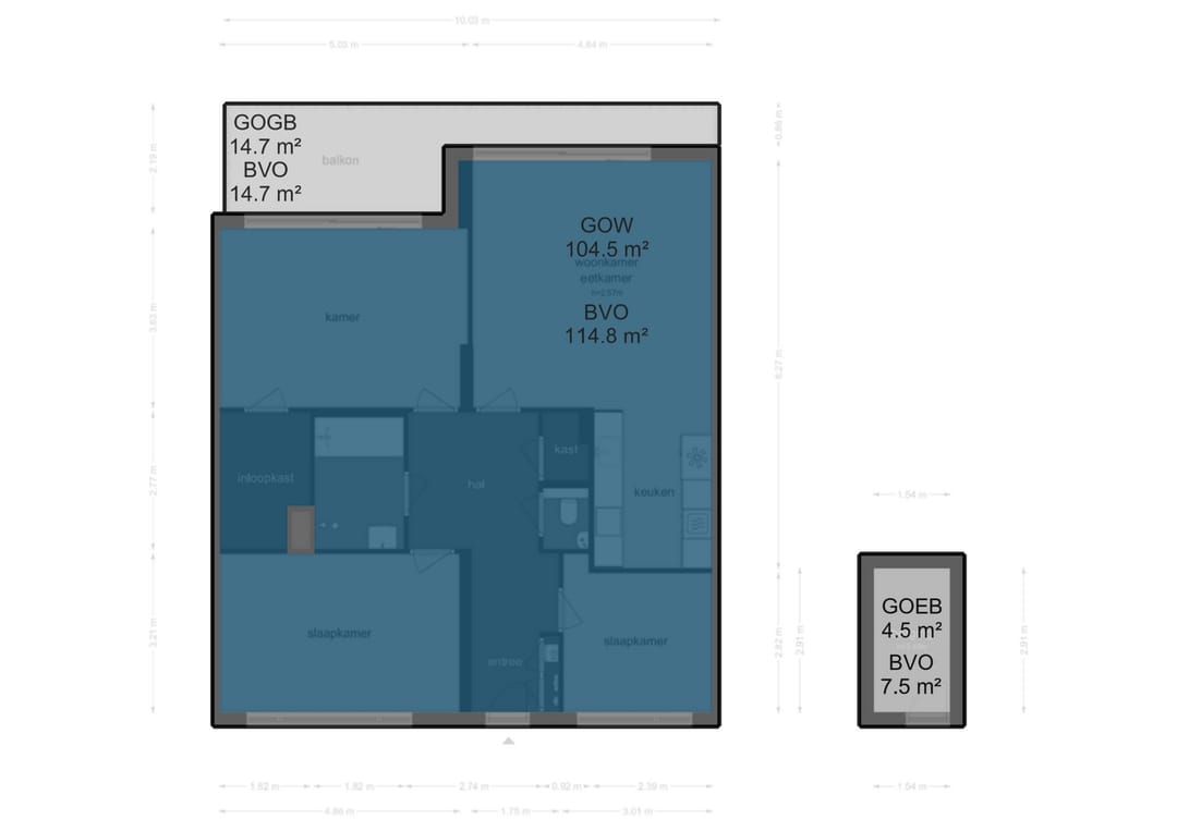 Modern 3-bedroom apartment with west-facing balcony and private parking in Amsterdam Slotervaart — 31