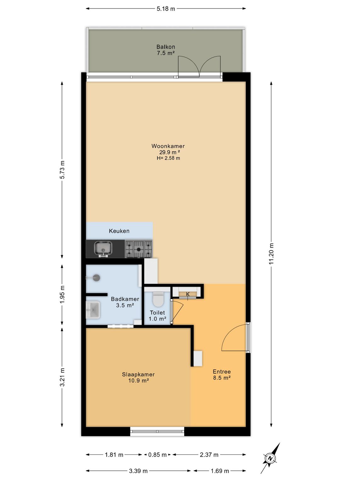 Apartment with unobstructed views of the Haagse Bos — 28