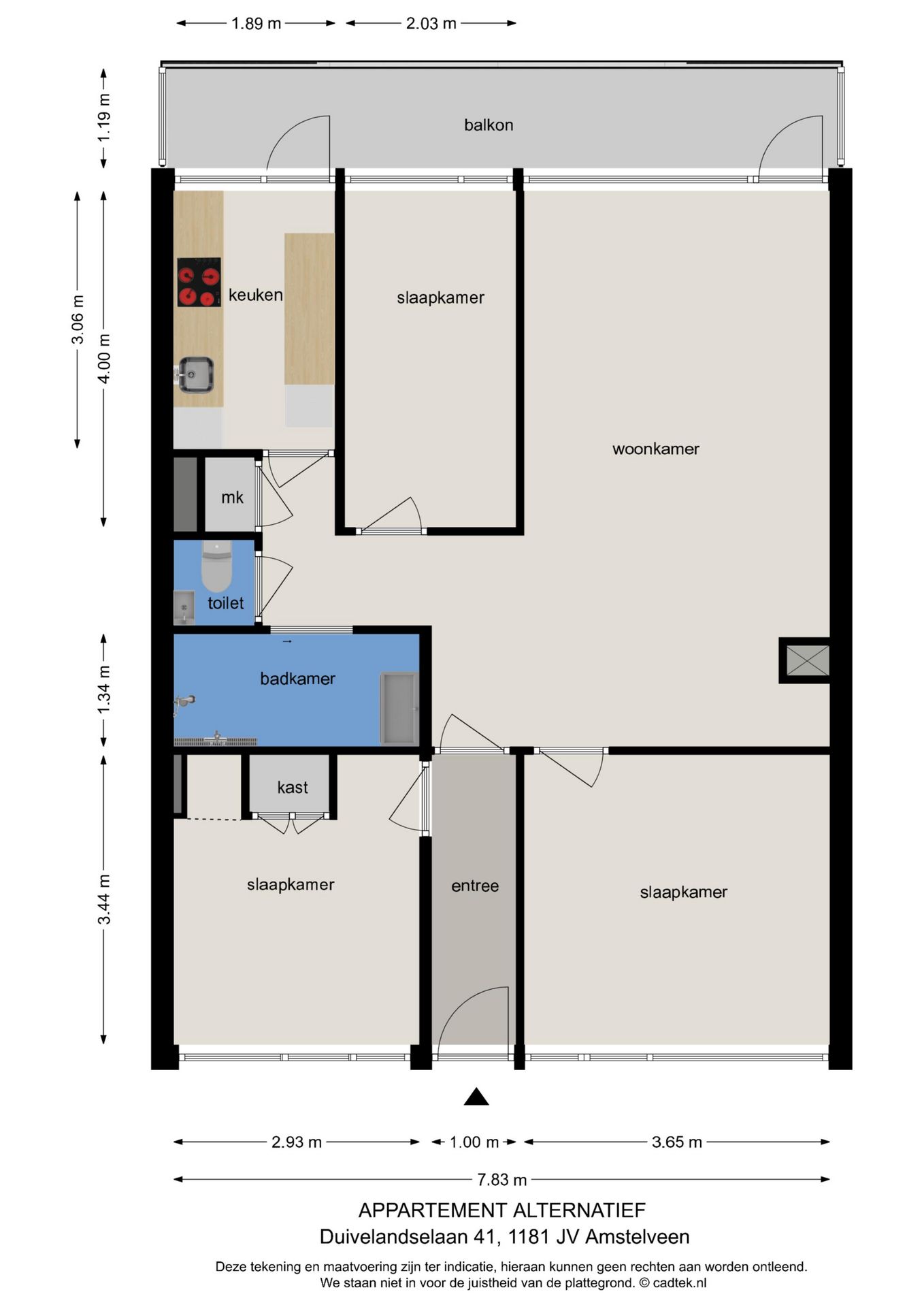 Spacious Apartment with Park View in Elsrijk — 19