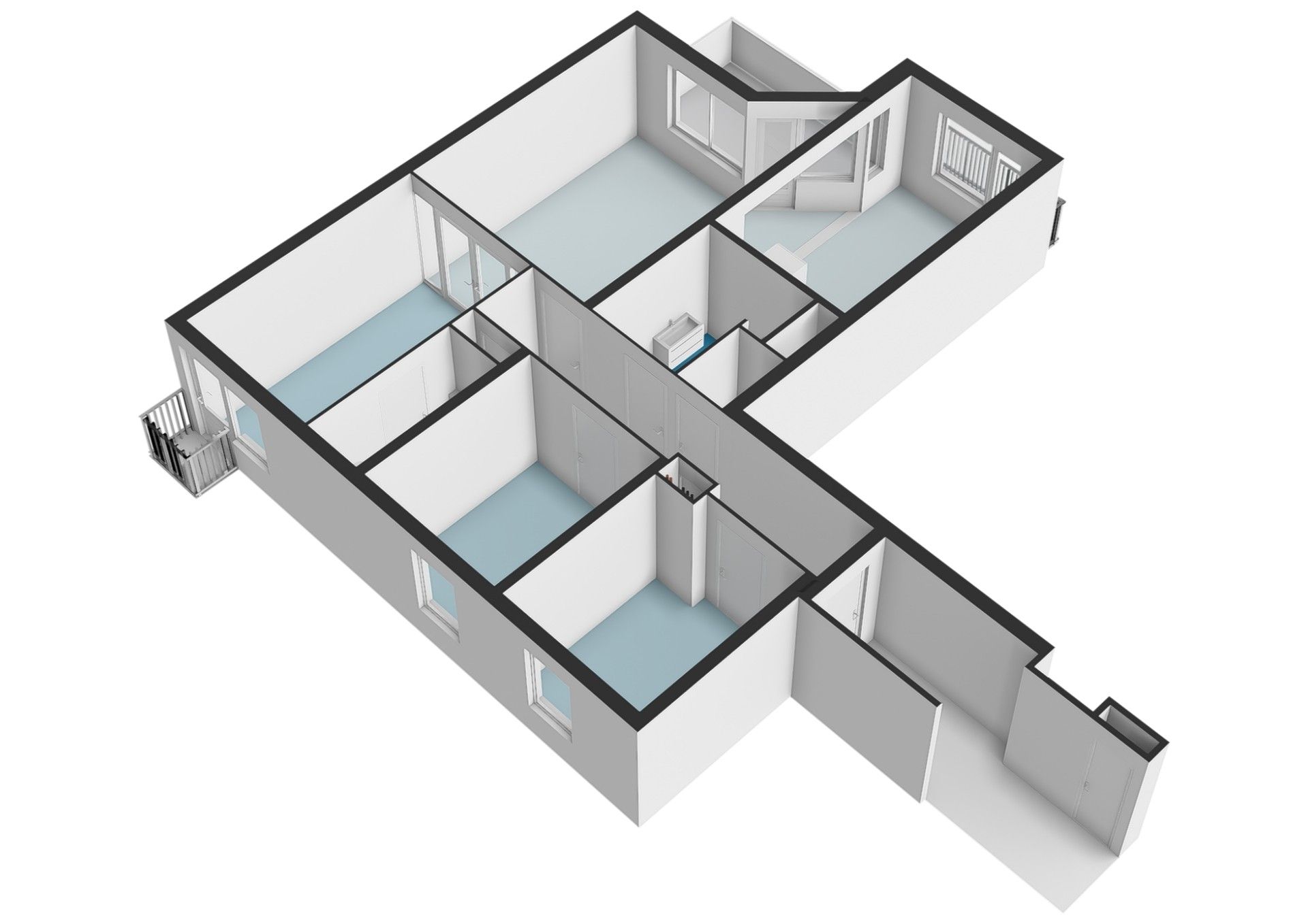 Fully Renovated Apartment with Private Parking in Green Amsterdam Location — 39