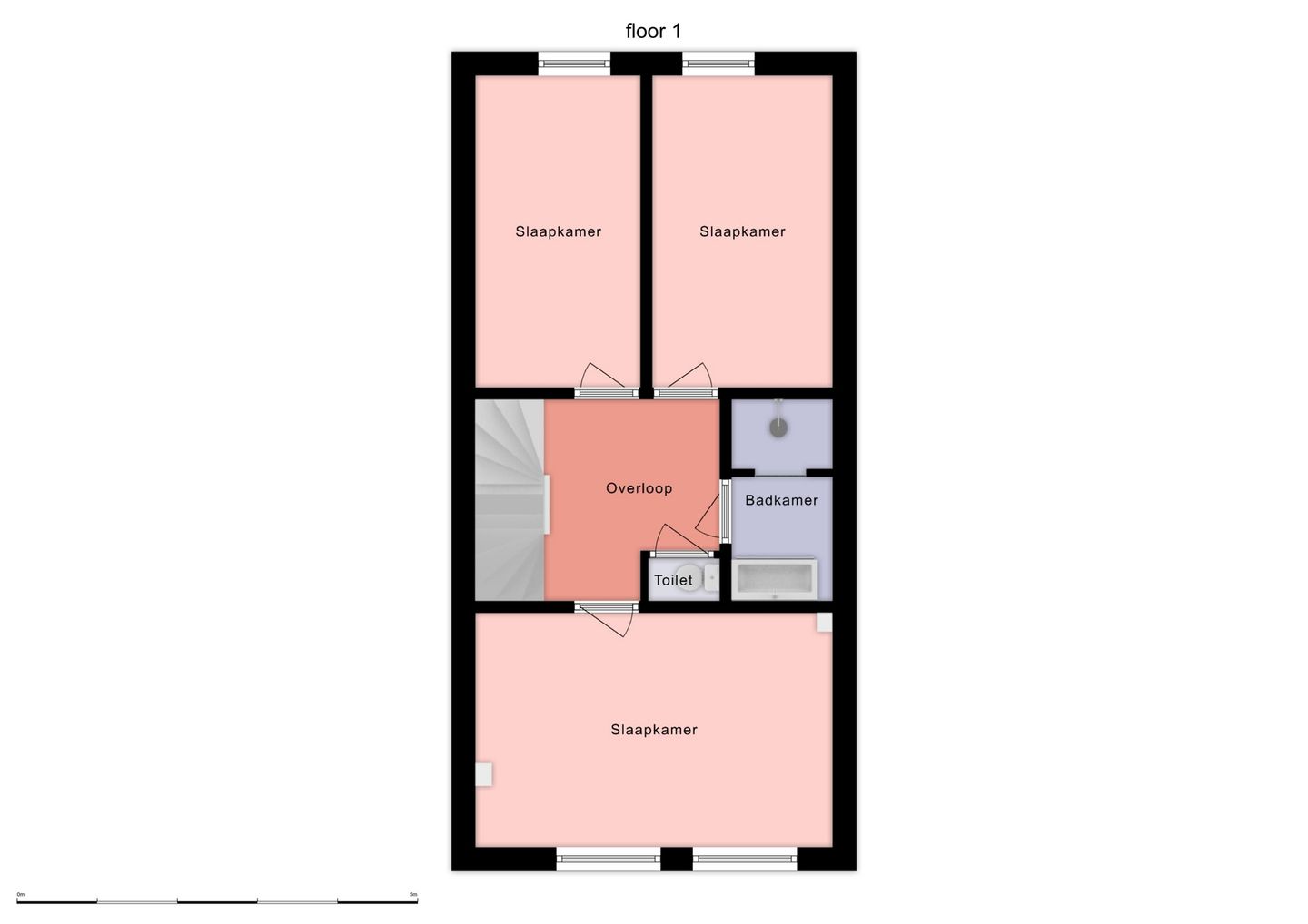 Spacious corner house with potential fourth bedroom in peaceful location — 25